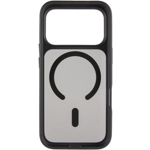 TPU+PC чохол Metal Buttons with Magnetic Fit для Apple iPhone 18 Pro / 17 Pro (6.3") — Чорний — фото 3 TPU+PC чохол Metal Buttons with Magnetic Fit для Apple iPhone 18 Pro / 17 Pro (6.3") — Чорний — фото 3