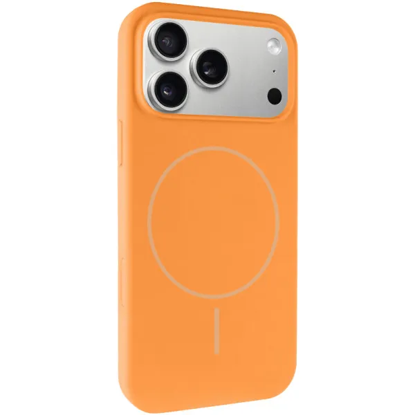 Чехол Silk Full Protective (AA) NO LOGO with Magnetic Fit для Apple iPhone 17 Pro / 18 Pro (6.3") — Оранжевый Чехол Silk Full Protective (AA) NO LOGO with Magnetic Fit для Apple iPhone 17 Pro / 18 Pro (6.3") — Оранжевый