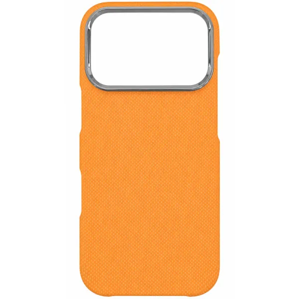 Чехол PC Carbon Protection Slim with Magnetic Fit для Apple iPhone 17 Pro / 18 Pro (6.3") — Оранжевый