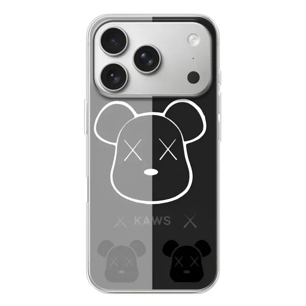 Чехол с принтом «БеарБрик глаза» для iPhone 17 Pro
