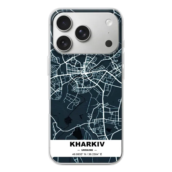 Чехол с принтом «Харьков» для iPhone 17 Pro