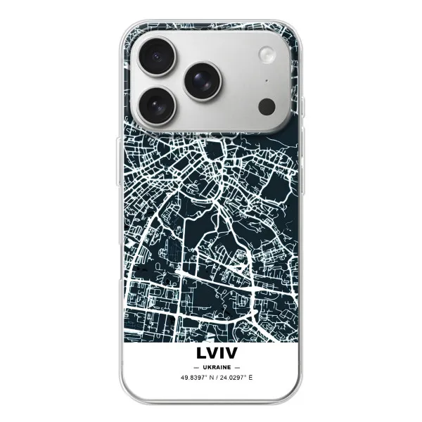 Чехол с принтом «Львов» для iPhone 17 Pro
