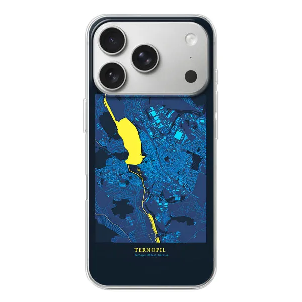 Чехол с принтом «Тернополь» для iPhone 17 Pro