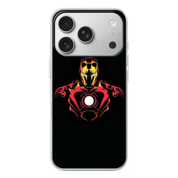 Чехол с принтом «Человек железный» для iPhone 17 Pro Чехол с принтом «Человек железный» для iPhone 17 Pro