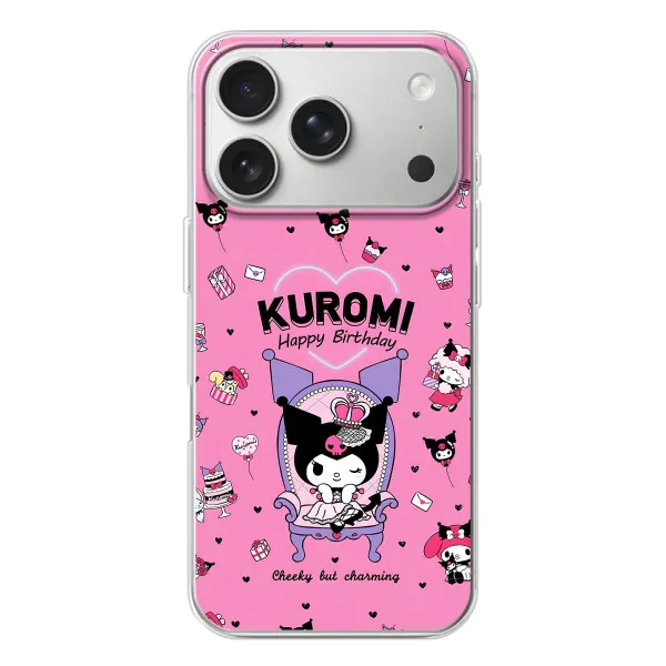 Чехол с принтом «KUROMI» для iPhone 17 Pro Чехол с принтом «KUROMI» для iPhone 17 Pro