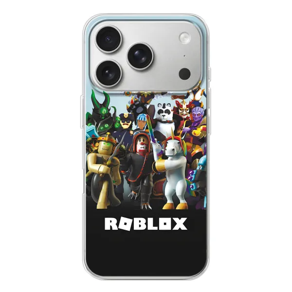 Чехол с принтом «ROBLEX» для iPhone 17 Pro Чехол с принтом «ROBLEX» для iPhone 17 Pro
