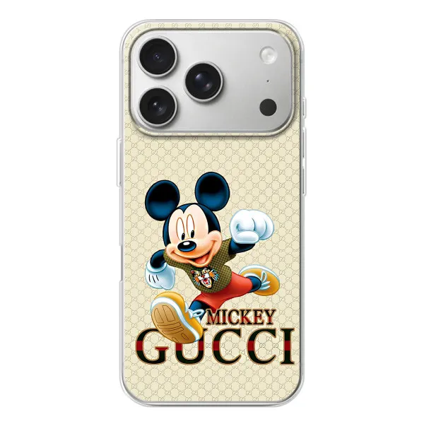 Чехол с принтом «Mikki Gucci» для iPhone 17 Pro