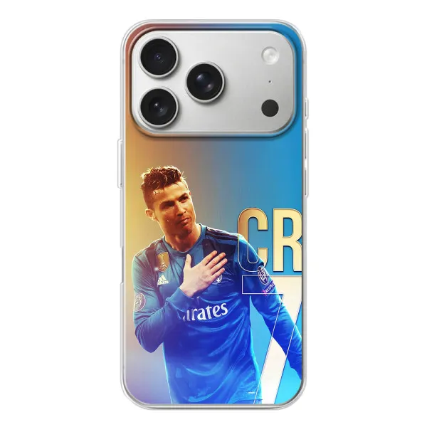 Чехол с принтом «CR7 Real» для iPhone 17 Pro Чехол с принтом «CR7 Real» для iPhone 17 Pro