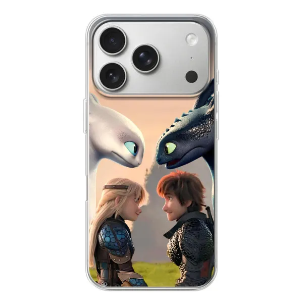 Чехол с принтом «Иккинг и Астрид» для iPhone 17 Pro