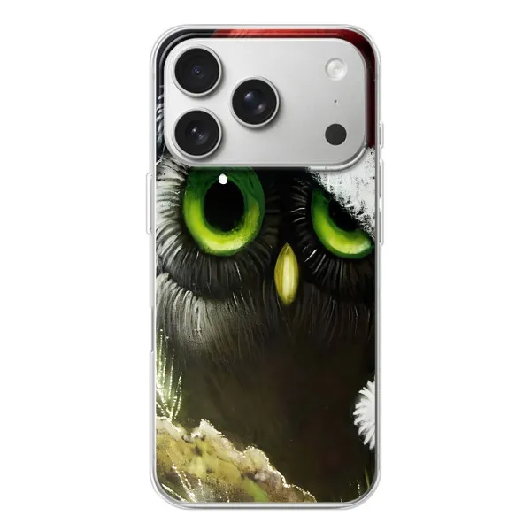 Чехол с принтом «Новогодняя Сова» для iPhone 17 Pro