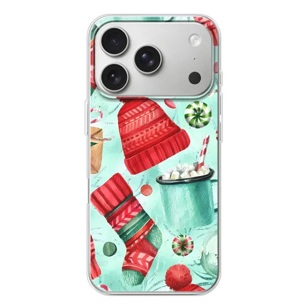 Чехол с принтом «Одежда НГ» для iPhone 17 Pro