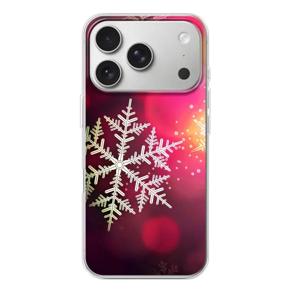 Чехол с принтом «Снежинка» для iPhone 17 Pro