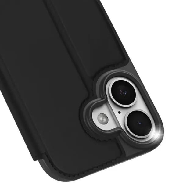 Чохол-книжка Dux Ducis з кишенею для візиток для Apple iPhone 17 (6.3") — Чорний — фото 5