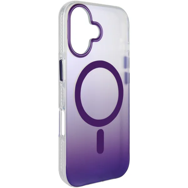Чохол TPU+PC Phantom with Magnetic Fit для Apple iPhone 17 (6.3") — Фіолетовий — фото 1 Чохол TPU+PC Phantom with Magnetic Fit для Apple iPhone 17 (6.3") — Фіолетовий — фото 1