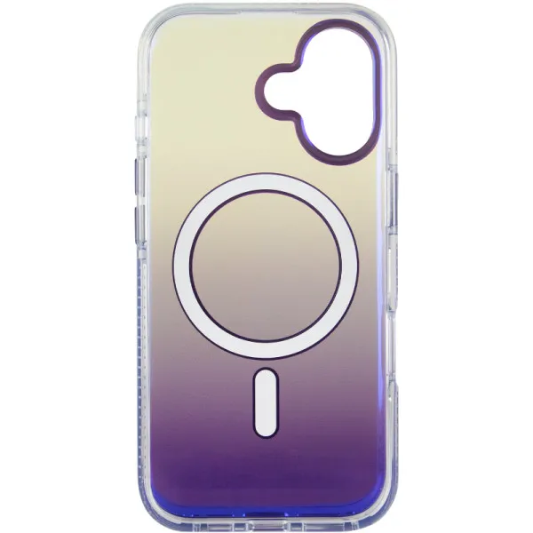 Чохол TPU+PC Phantom with Magnetic Fit для Apple iPhone 17 (6.3") — Фіолетовий — фото 3 Чохол TPU+PC Phantom with Magnetic Fit для Apple iPhone 17 (6.3") — Фіолетовий — фото 3