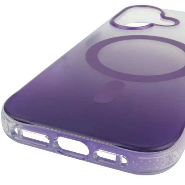 Чохол TPU+PC Phantom with Magnetic Fit для Apple iPhone 17 (6.3") — Фіолетовий — фото 5 Чохол TPU+PC Phantom with Magnetic Fit для Apple iPhone 17 (6.3") — Фіолетовий — фото 5
