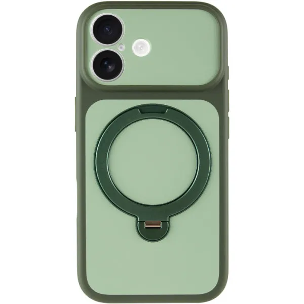 Чехол Ummi Full Camera with Magnetic Fit HQ Ring для Apple iPhone 17 (6.3") — Зеленый — фото 2 Чехол Ummi Full Camera with Magnetic Fit HQ Ring для Apple iPhone 17 (6.3") — Зеленый — фото 2