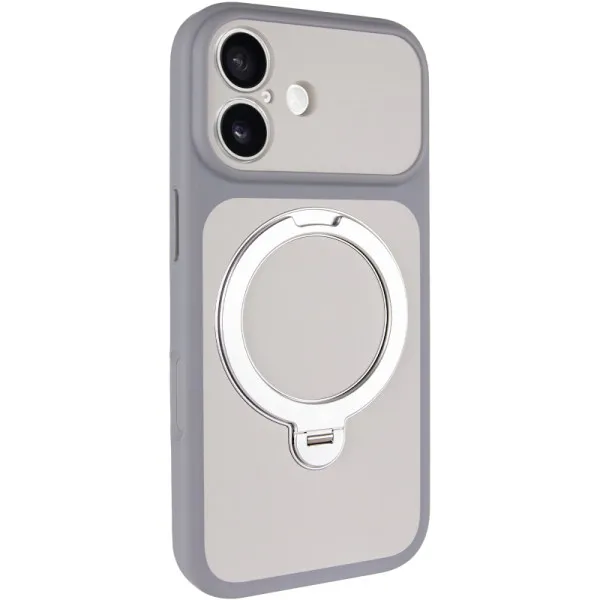 Чехол Ummi Full Camera with Magnetic Fit HQ Ring для Apple iPhone 17 (6.3") — Серый — фото 1 Чехол Ummi Full Camera with Magnetic Fit HQ Ring для Apple iPhone 17 (6.3") — Серый — фото 1