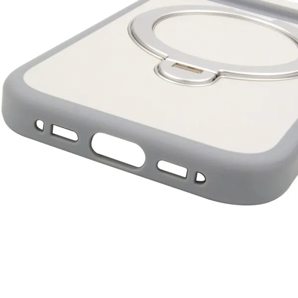 Чехол Ummi Full Camera with Magnetic Fit HQ Ring для Apple iPhone 17 (6.3") — Серый — фото 5 Чехол Ummi Full Camera with Magnetic Fit HQ Ring для Apple iPhone 17 (6.3") — Серый — фото 5