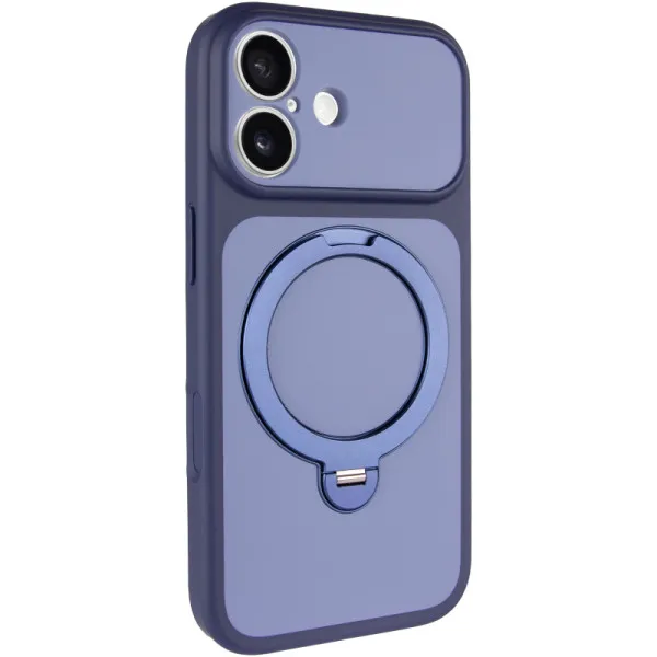 Чехол Ummi Full Camera with Magnetic Fit HQ Ring для Apple iPhone 17 (6.3") — Темно-синий — фото 1 Чехол Ummi Full Camera with Magnetic Fit HQ Ring для Apple iPhone 17 (6.3") — Темно-синий — фото 1
