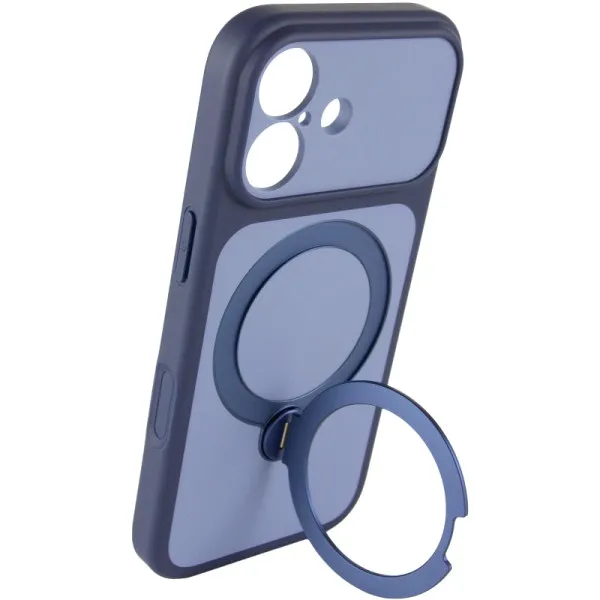Чехол Ummi Full Camera with Magnetic Fit HQ Ring для Apple iPhone 17 (6.3") — Темно-синий — фото 4 Чехол Ummi Full Camera with Magnetic Fit HQ Ring для Apple iPhone 17 (6.3") — Темно-синий — фото 4