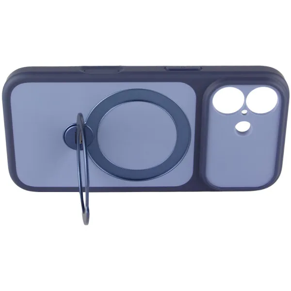 Чехол Ummi Full Camera with Magnetic Fit HQ Ring для Apple iPhone 17 (6.3") — Темно-синий — фото 5 Чехол Ummi Full Camera with Magnetic Fit HQ Ring для Apple iPhone 17 (6.3") — Темно-синий — фото 5