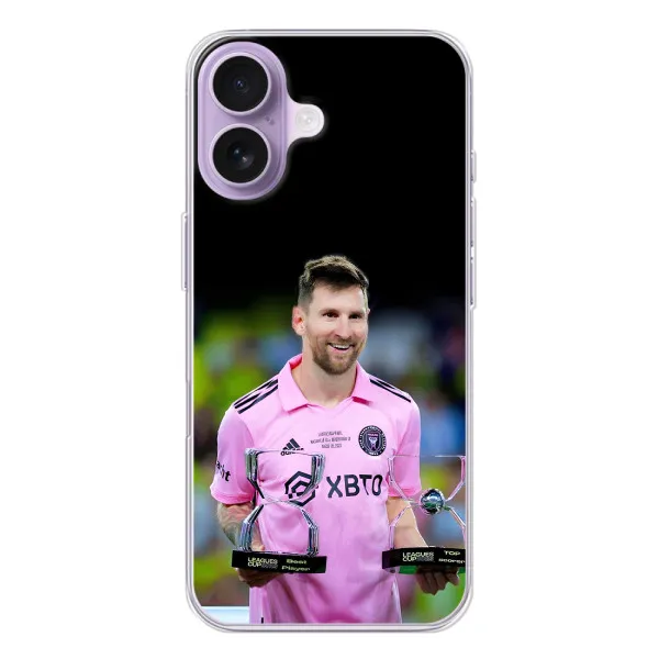 Чехол с принтом «Кубки Месси» для iPhone 17