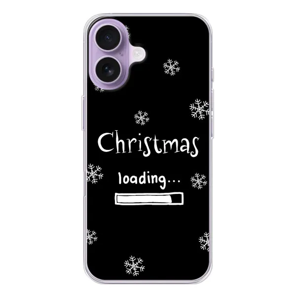 Чехол с принтом «Christmas loading» для iPhone 17 Чехол с принтом «Christmas loading» для iPhone 17
