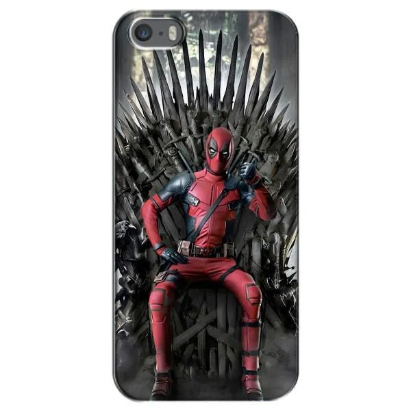 Чехол с принтом «Дэдпул на троне» для iPhone 5 / 5s / SE