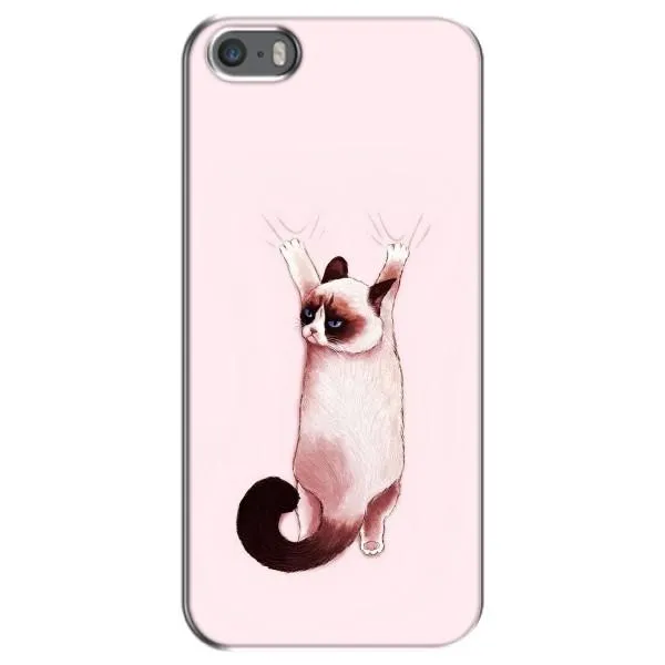 Чехол с принтом «Котик падает» для iPhone 5 / 5s / SE
