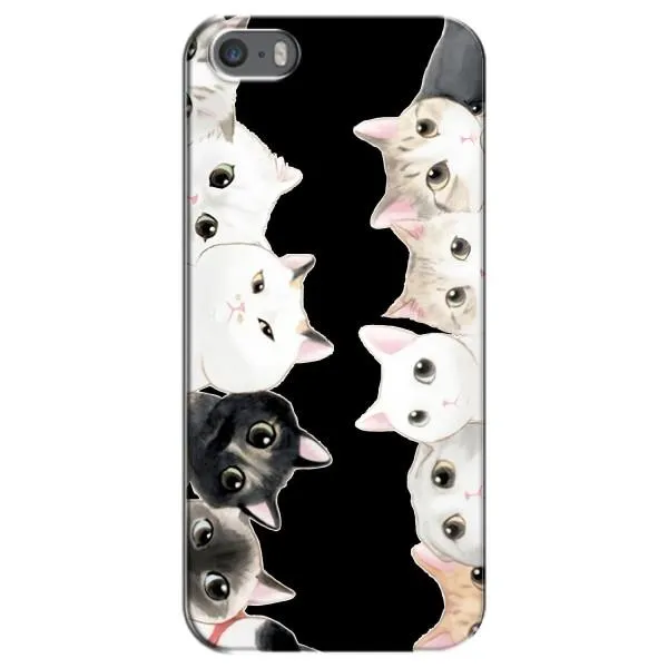Чехол с принтом «Взгляд котов» для iPhone 5 / 5s / SE