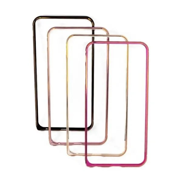 Тонкая алюминиевая рамка FASHION CASE для iPhone 6+/6s+ — Розовый — фото 1