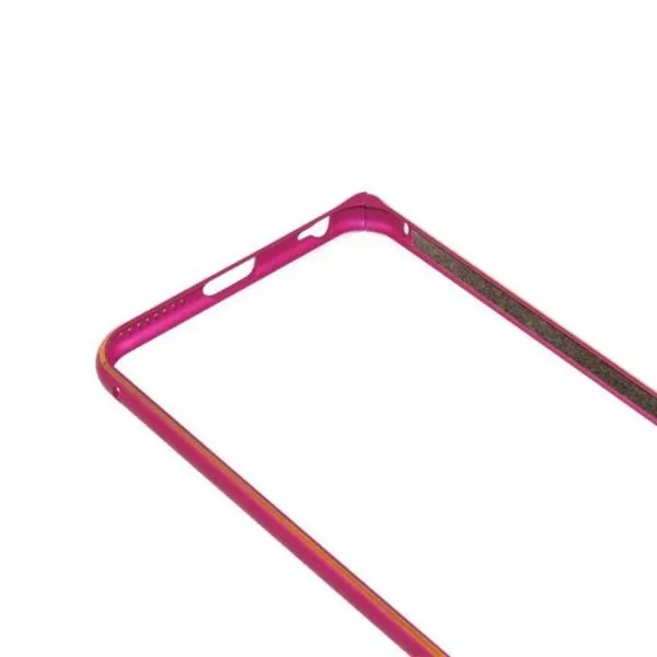 Тонкая алюминиевая рамка FASHION CASE для iPhone 6+/6s+ — Розовый — фото 2