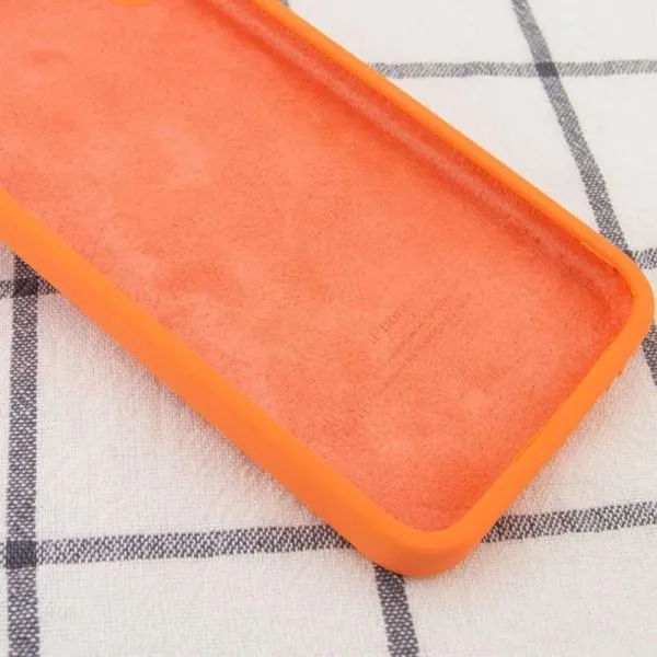 Silicone Case Square Full Camera Protective (AA) NOLOGO для Apple iPhone 6/6s (4.7") — Оранжевый — фото 5 Silicone Case Square Full Camera Protective (AA) NOLOGO для Apple iPhone 6/6s (4.7") — Оранжевый — фото 5