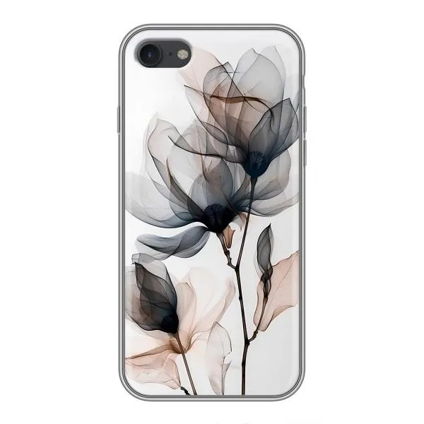 Чехол с принтом «Цветы на белом» для iPhone 6 / 6s