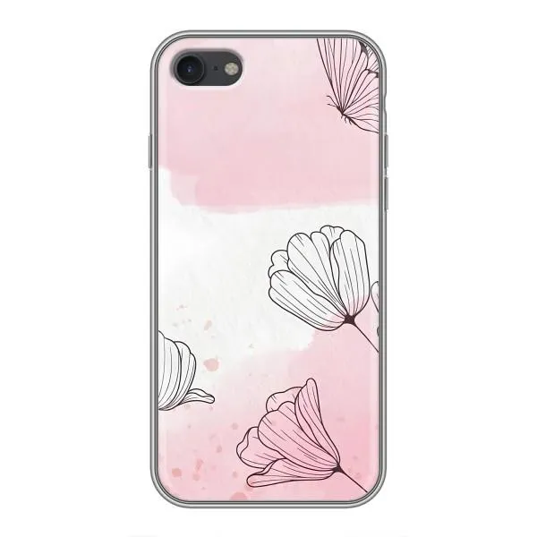 Чехол с принтом «Розовые цветы» для iPhone 6 / 6s