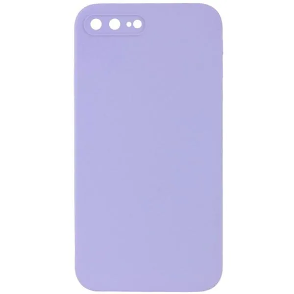 Silicone Case Square Full Camera Protective (AA) NOLOGO для Apple iPhone 7 plus / 8 plus (5.5") — Сиреневый — фото 1 Silicone Case Square Full Camera Protective (AA) NOLOGO для Apple iPhone 7 plus / 8 plus (5.5") — Сиреневый — фото 1