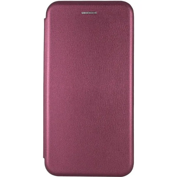 Кожаный чехол-книжка Classy для Apple iPhone 7 / 8 / SE (2020) (4.7") — Бордовый — фото 1