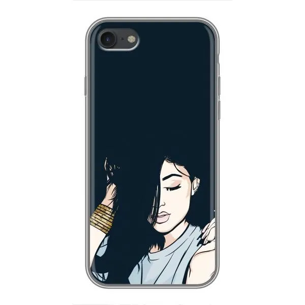 Чехол с принтом «Красивая девочка» для iPhone 7