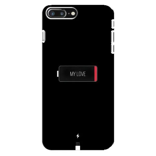 Чехол с принтом «Love battery» для iPhone 8 Plus Чехол с принтом «Love battery» для iPhone 8 Plus