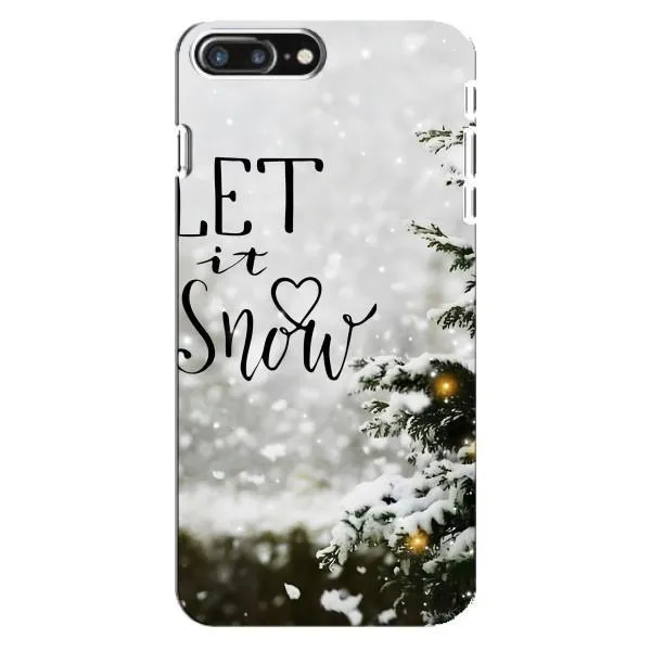 Чехол с принтом «Let it snow» для iPhone 8 Plus