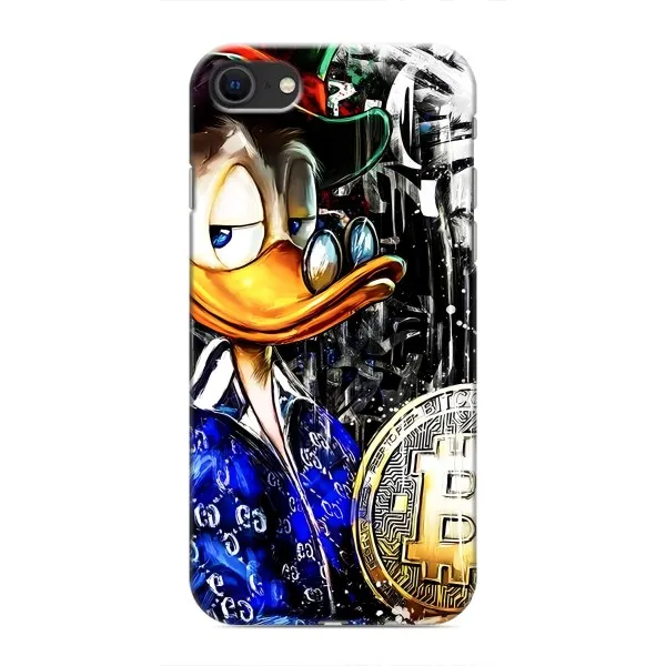 Чехол с принтом «Биткойн Скрудж» для iPhone SE (2020)