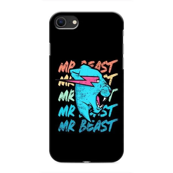 Чехол с принтом «logo Mr beast» для iPhone SE (2020)