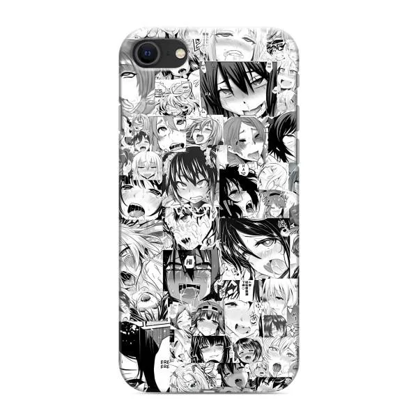 Чехол с принтом «Ahegao manga» для iPhone SE (2020)