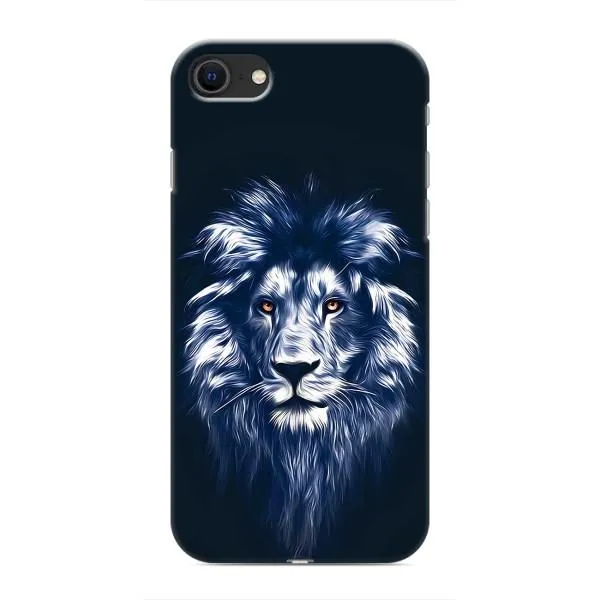 Чехол с принтом «Синий Лев» для iPhone SE (2020)