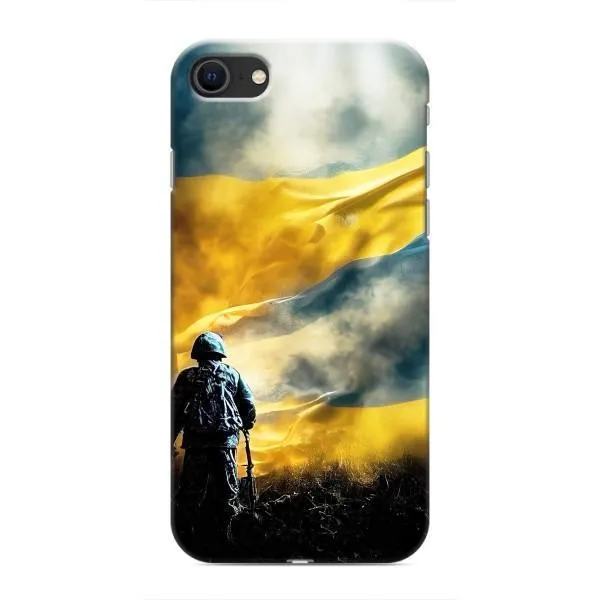 Чехол с принтом «Война» для iPhone SE (2020) Чехол с принтом «Война» для iPhone SE (2020)