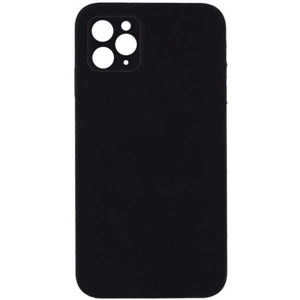 Silicone Case Square Full Camera Protective (AA) NOLOGO для Apple iPhone 11 Pro Max (6.5") — Черный — фото 1 Silicone Case Square Full Camera Protective (AA) NOLOGO для Apple iPhone 11 Pro Max (6.5") — Черный — фото 1