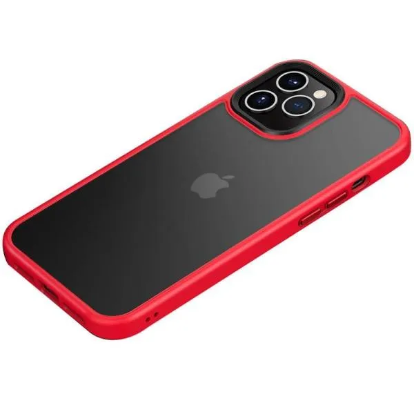 TPU+PC чехол Metal Buttons для Apple iPhone 11 Pro Max (6.5") — Красный — фото 1