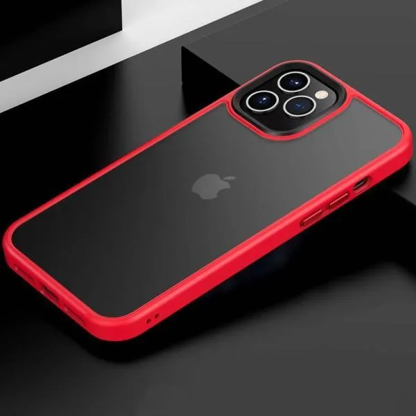 TPU+PC чехол Metal Buttons для Apple iPhone 11 Pro Max (6.5") — Красный — фото 2