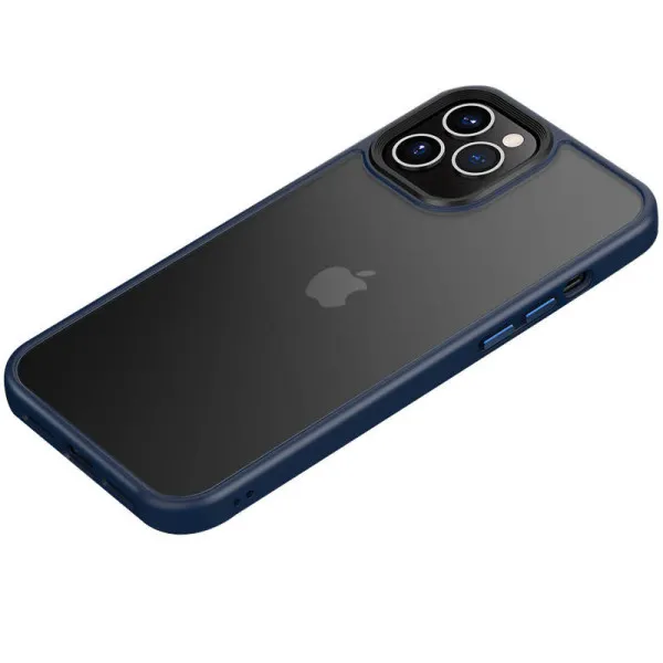 TPU+PC чехол Metal Buttons для Apple iPhone 11 Pro Max (6.5") — Синий — фото 1 TPU+PC чехол Metal Buttons для Apple iPhone 11 Pro Max (6.5") — Синий — фото 1